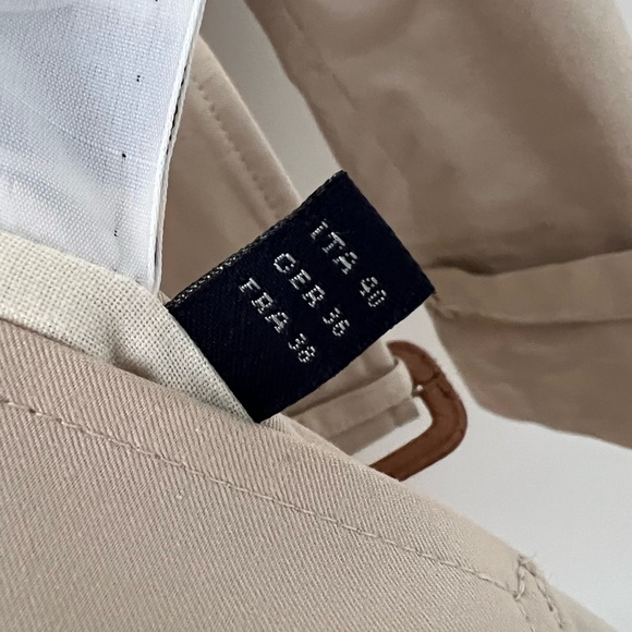 BURBERRY LONDON | Double Breasted Belted Long Trench Coat Stone Light Beige US 6 - Picture 16 of 17